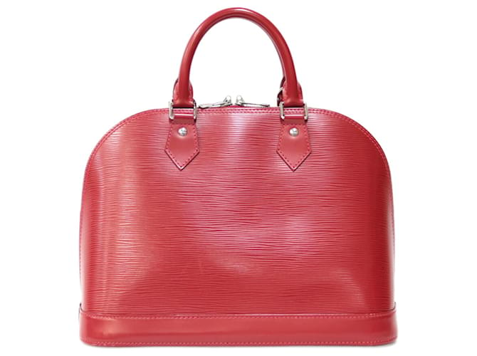 Louis Vuitton Alma Red Leather  ref.1207980