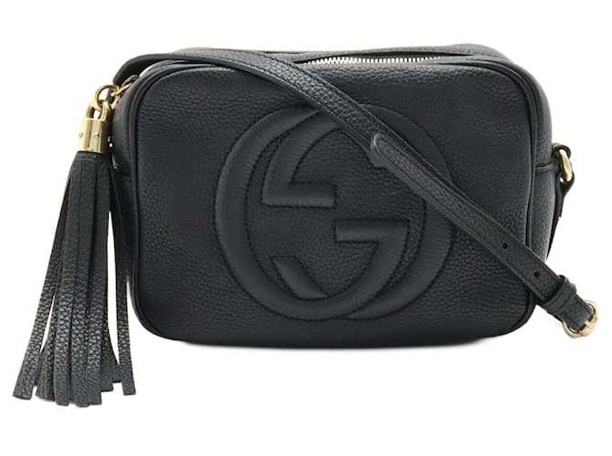 Gucci -- Black Leather  ref.1208017