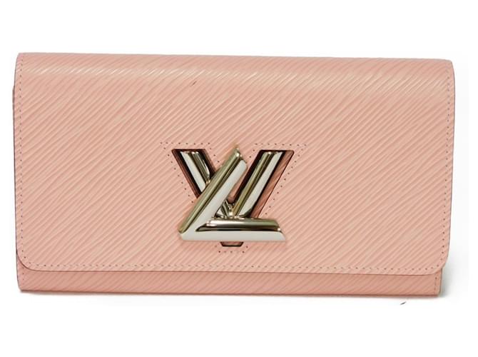 Twist Louis Vuitton Tweedy Pink Leder  ref.1208018
