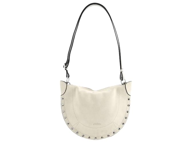 Mini Moon Shoulder Bag - Isabel Marant - Leather - Beige Pony-style calfskin  ref.1208194