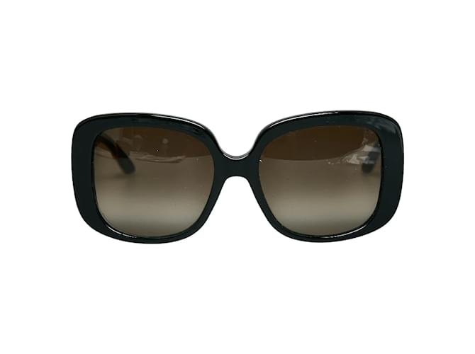 Dior Cannage gafas de sol extragrandes G4FHA Negro Plástico  ref.1208243
