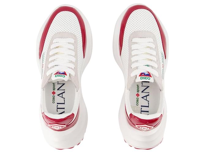 Atlantis Sneakers - Casablanca - White/Red - Leather  ref.1208252