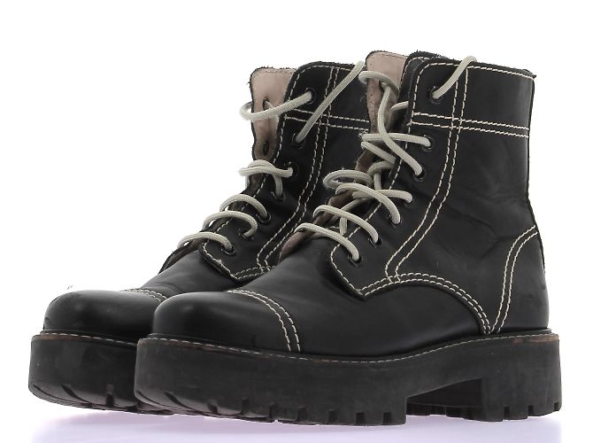 ALEXA CHUNG Botas T.eu 38 Couro Preto