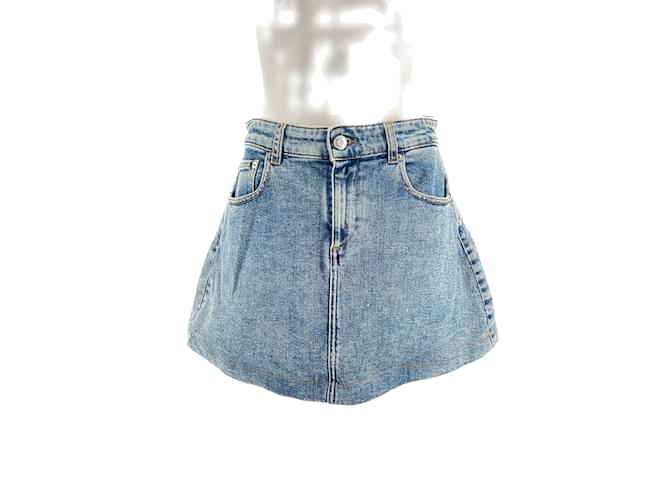 COPERNI  Skirts T.fr 40 cotton Blue  ref.1208363