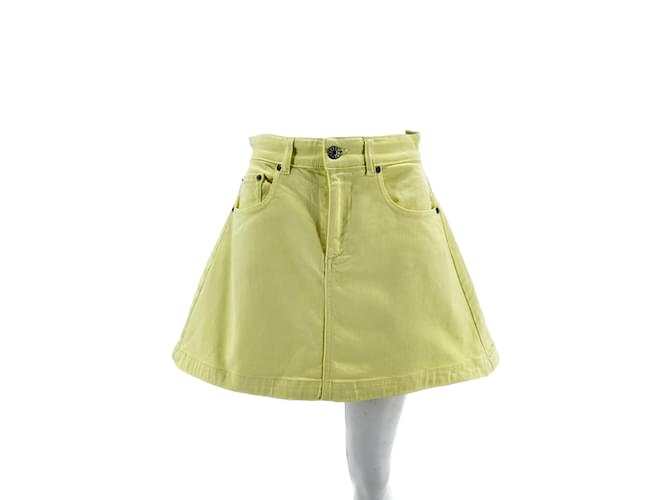 COPERNI  Skirts T.fr 36 cotton Yellow  ref.1208383