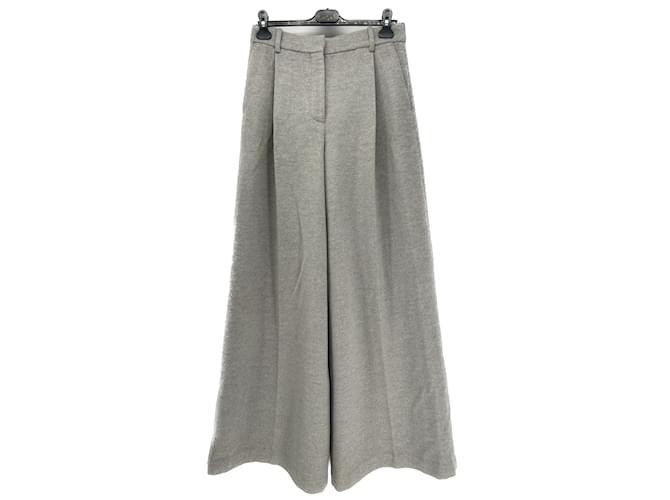 JOSEPH  Trousers T.fr 38 Wool Grey  ref.1208390
