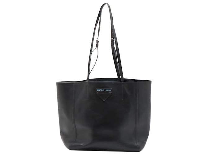 Prada Black Leather Tote Bag  ref.1208405