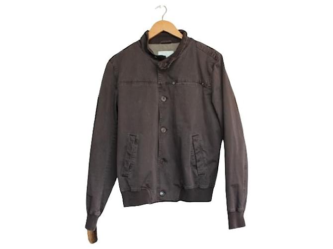 Autre Marque Men Coats Outerwear Grey Cotton  ref.1208417