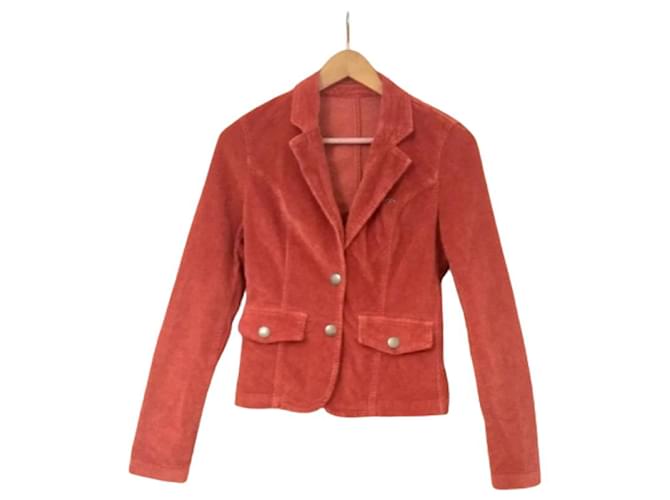 Burberry Jackets Coral Cotton  ref.1208420