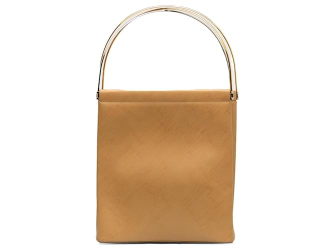 Cartier Brown Leather Trinity Handbag Beige Pony-style calfskin  ref.1208433