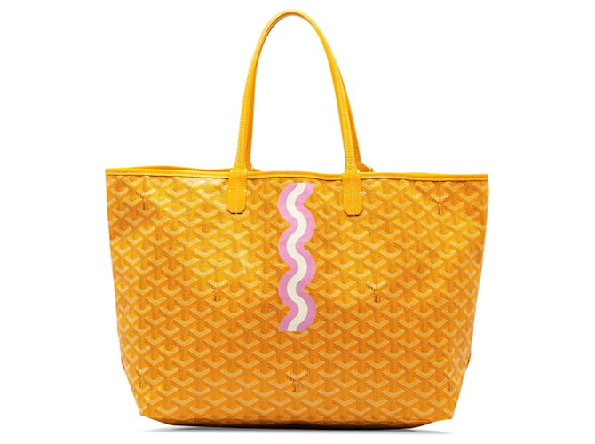 Goyard Amarillo Goyardine Saint Louis PM Lienzo Paño  ref.1208459