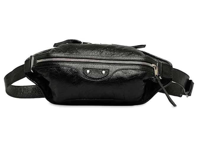 Balenciaga Black Motocross Classic Neo Lift Belt Bag Leather  ref.1208465
