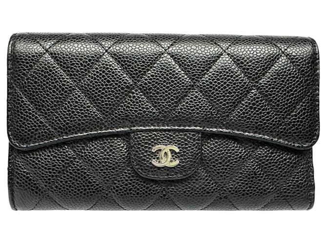 Chanel Timeless Classic Black Leather  ref.1208578