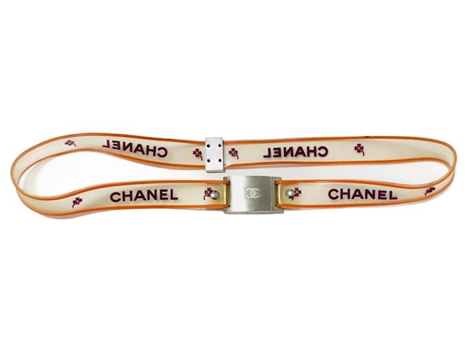 Chanel Camelias Rubber Belt Multiple colors Metal Plastic  ref.1208599