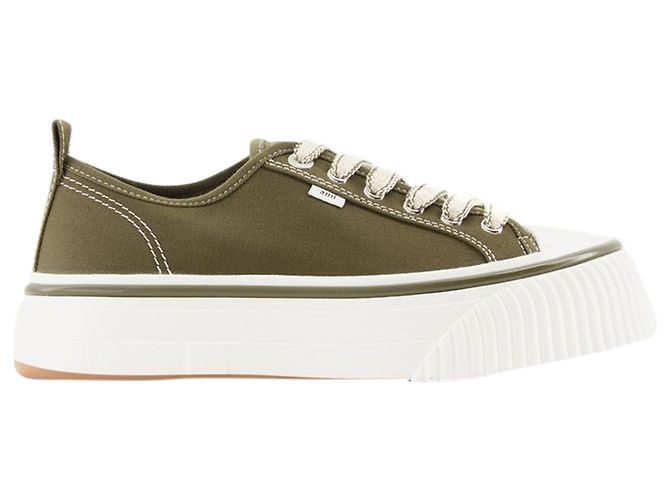 Ami bas 1980 Baskets - AMI Paris - Coton - Olive Foncé