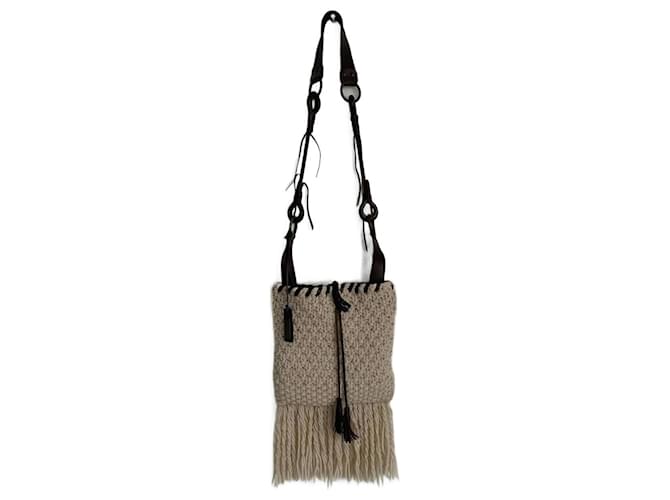 Dolce & Gabbana Handbags Beige Wool  ref.1208754