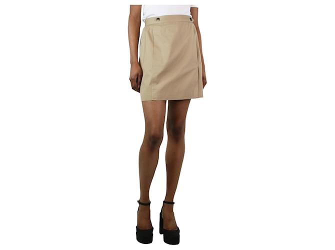 Autre Marque Beige mini skirt - size XS  ref.1208871