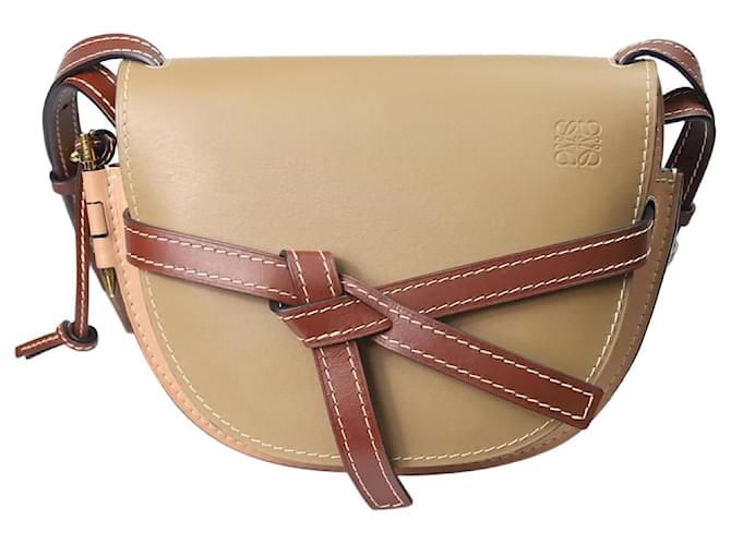 Loewe Brown Gate small leather cross-body bag  ref.1208879