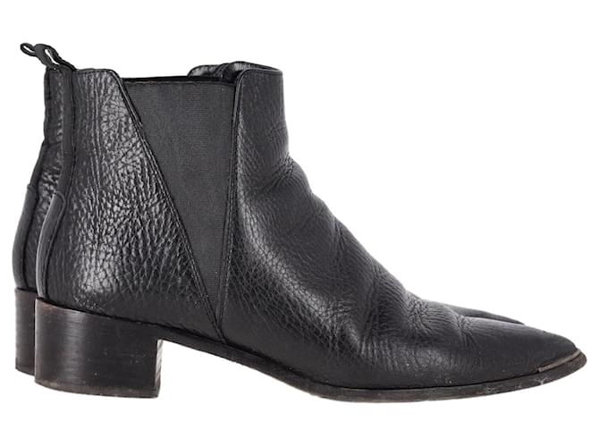 Acne Studios Jensen Chelsea Ankle Boots in Black Leather  ref.1209008