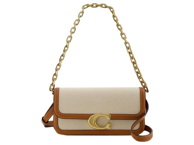 Idol 23 Shoulder Bag - Coach - Canvas - Salt Stone Cloth  ref.1209142