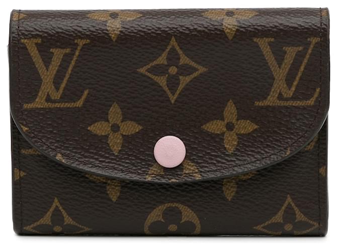 Louis Vuitton Brown Monogram Rosalie Coin Purse Cloth  ref.1209226