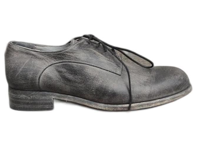 Free Lance Lace ups Grey Leather  ref.1209251