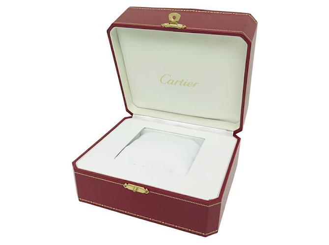 CARTIER COWA BOX0049 FOR WATCHES CALIBER TANK PASHA BALLON SANTOS BOX WATCH Red Leather  ref.1209298