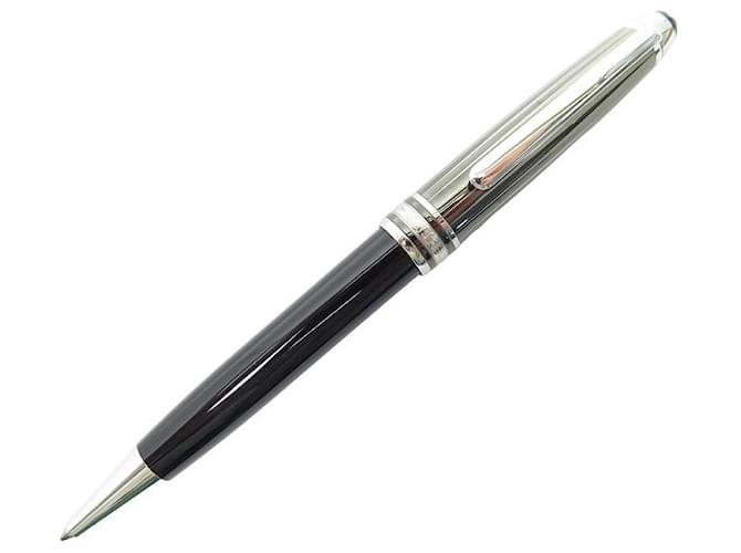 NEW MONTBLANC MEISTERSTUCK SOLITARY BALL PEN WITH PALLADIAN STEEL PEN Silvery  ref.1209394