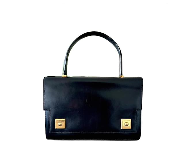 Hermès Black smooth leather piano  ref.1209456