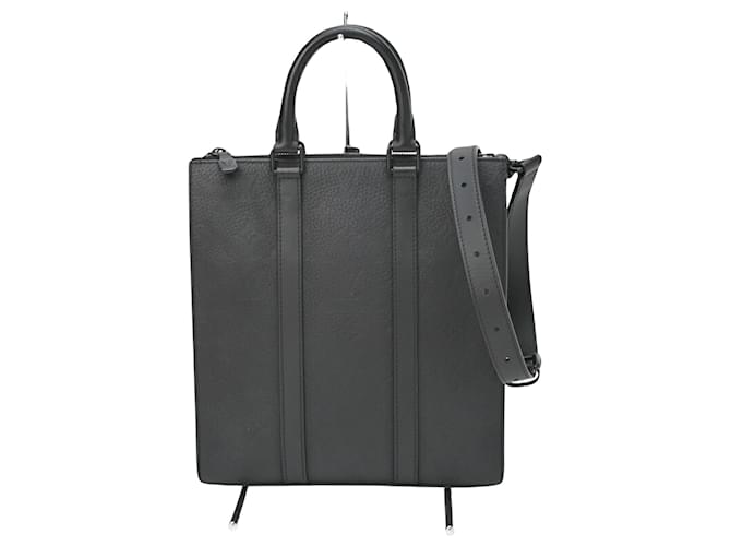 Louis Vuitton Sac plat Black Leather  ref.1209466