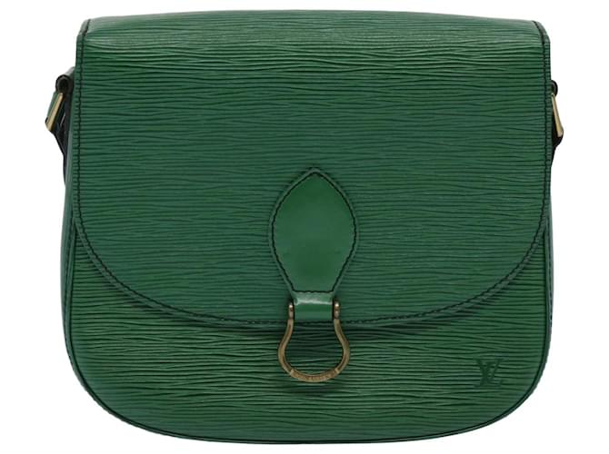 Louis Vuitton Saint Cloud Verde Couro  ref.1209510