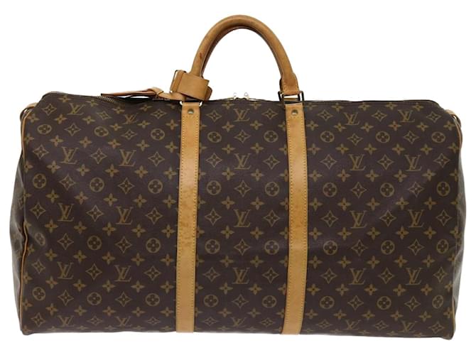 Louis Vuitton Keepall 60 Brown Cloth  ref.1209536