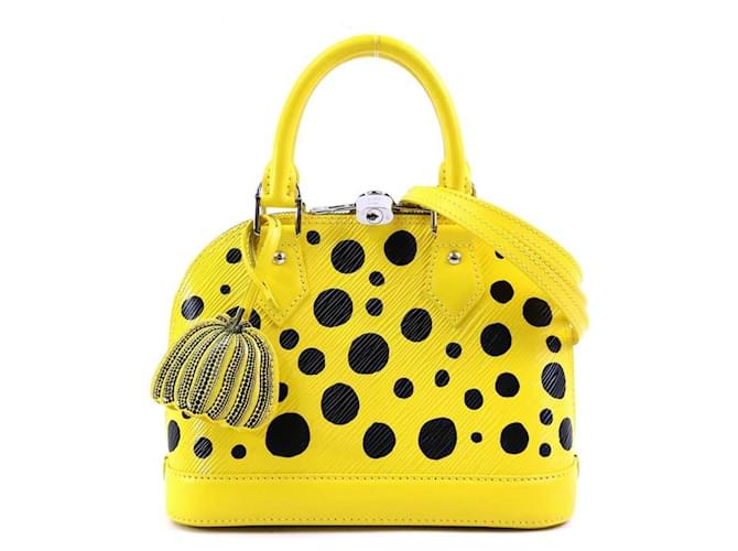 Louis Vuitton Alma BB Yellow Leather  ref.1209553