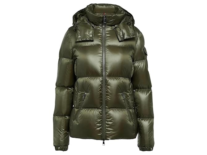 Moncler Giacche Verde Poliammide  ref.1209580