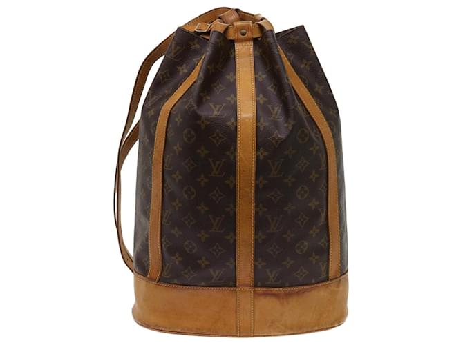 Louis Vuitton Randonnée Brown Cloth  ref.1209625