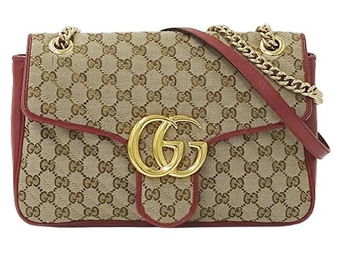 Gucci GG Marmont Brown Cloth  ref.1209687