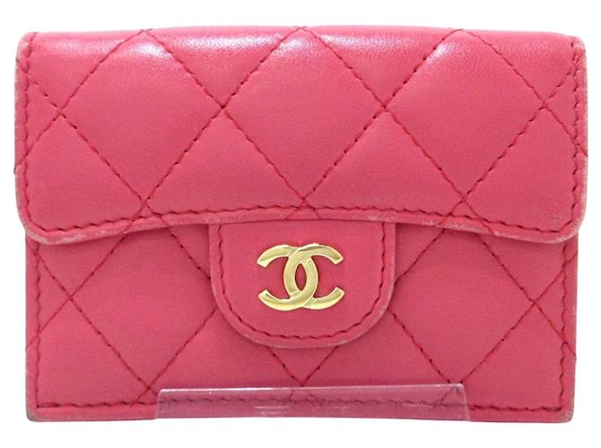 Chanel Matrasse Pink Leather  ref.1209767
