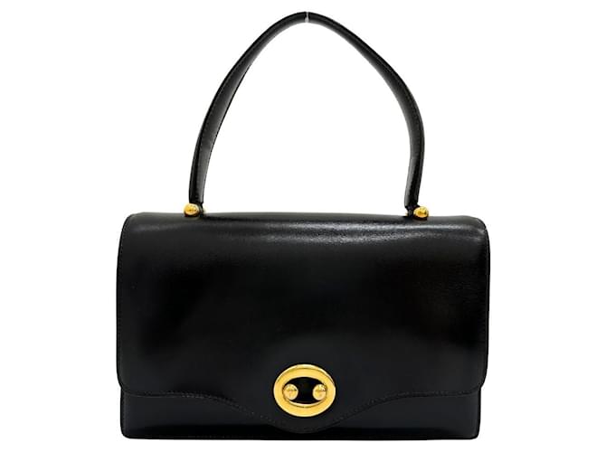 Boutonnière Hermès -- Black Leather  ref.1209843