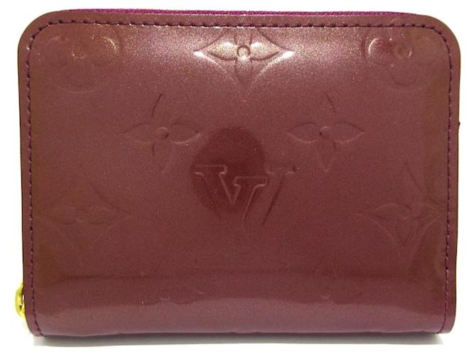 Louis Vuitton Porte monnaie Zippy Brown Patent leather  ref.1209859