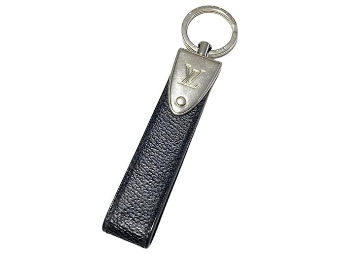 Porte clefs Louis Vuitton Cuir Noir  ref.1209865