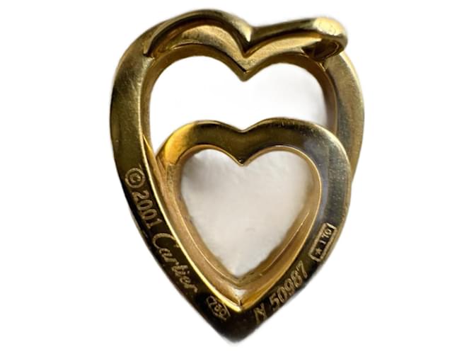 Love Pingente de coração da Cartier Gold hardware Ouro amarelo  ref.1209911