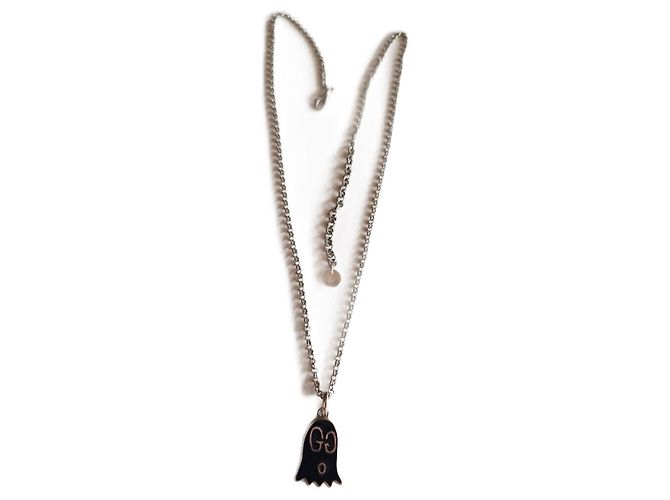 Gucci Ghost in sterling silver 925 and enamel Silvery Dark blue