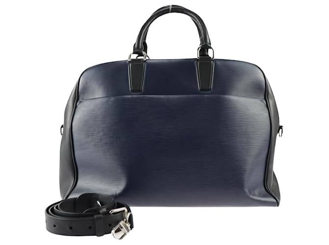 Louis Vuitton Bowling Navy blue Leather  ref.1209957