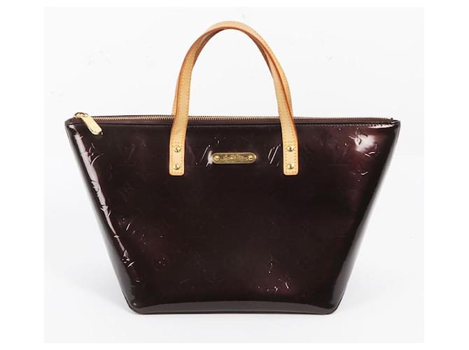Louis Vuitton Bellevue PM Amarant burgundy handbag Dark red Patent leather  ref.1209986