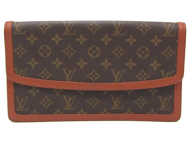 Louis Vuitton Pochette Dame Brown Cloth  ref.1210012