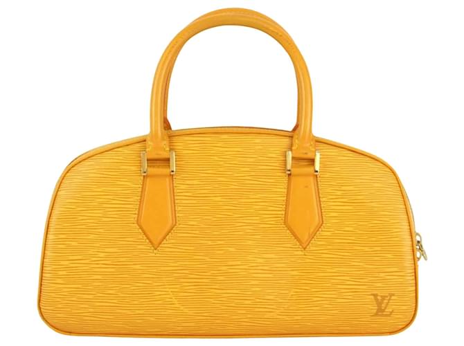 Louis Vuitton Jasmine Amarelo Couro  ref.1210016