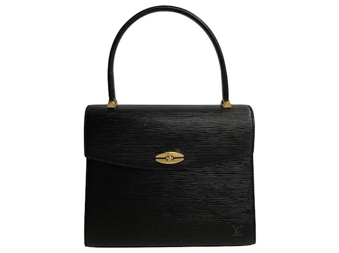 Louis Vuitton Malesherbes Black Leather  ref.1210144