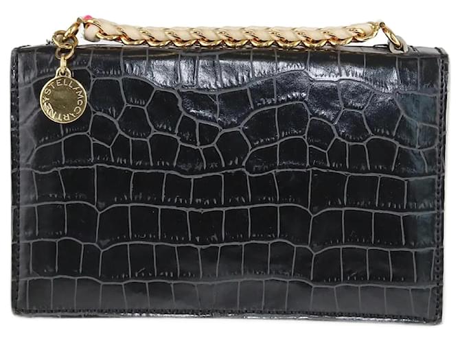 Stella Mc Cartney Black Grace Clutch Leather  ref.1210242