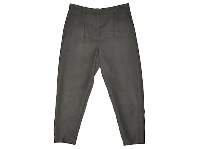 Jil Sander Grey Straight Cut Pants Wool  ref.1210261