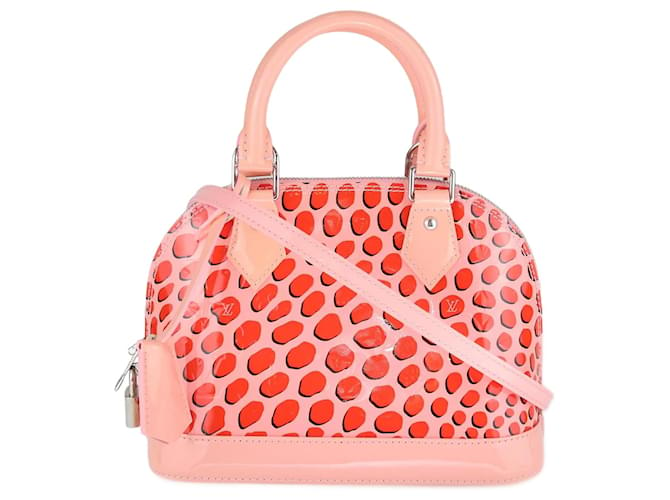 Louis Vuitton rosado/Bolsa Coral Alma Sib Jungle Dots Naranja Lienzo  ref.1210270